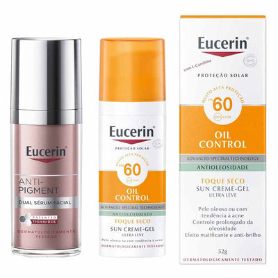 Eucerin Anti-Pigment Kit Sérum Facial 30ml e Protetor Solar FPS 60 52g
