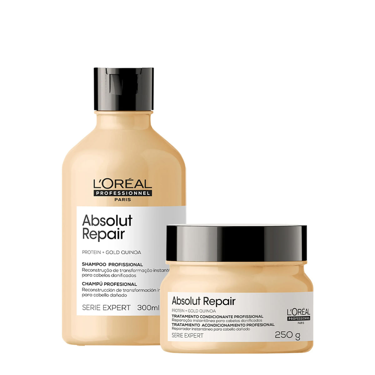 L'Oréal Professionnel Absolut Repair Kit Shampoo 300ml e Máscara 250g
