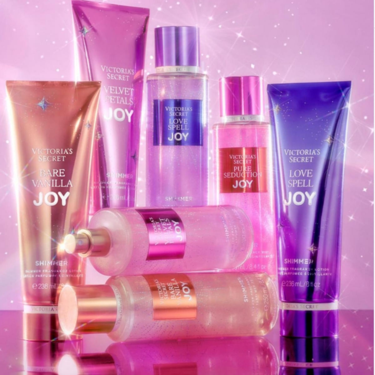Victoria's Secret Velvet Petals Joy Shimmer Body Mist 250ml