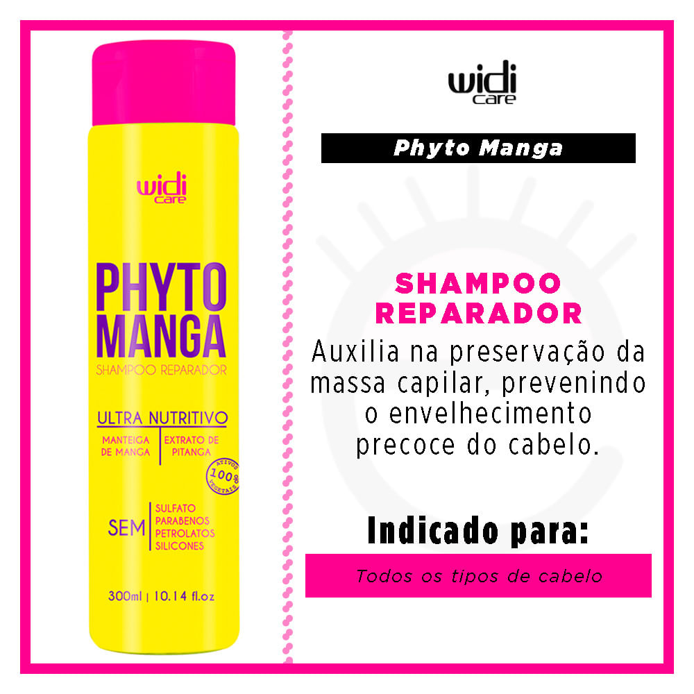 Widi Care Phytomanga Shampoo Reparador 300ml