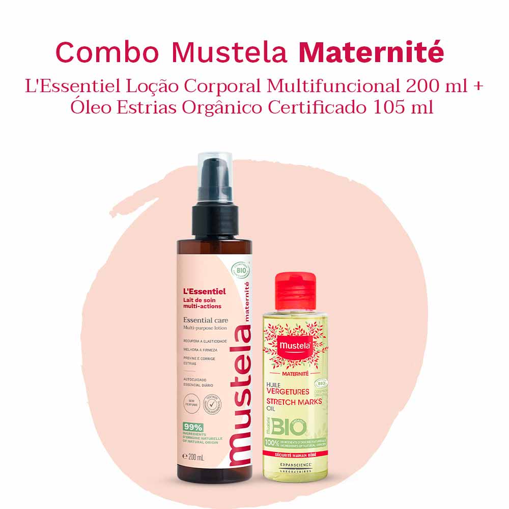 Mustela Maternité Kit Loção Corporal 200ml e Óleo 105ml