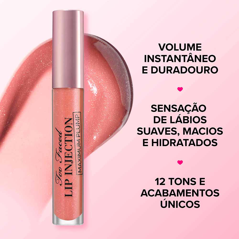 Too Faced Lip Injection Maximum Plump Gloss Labial 4ml