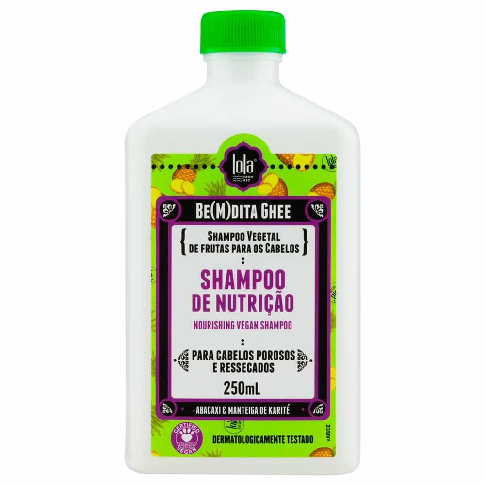Lola From Rio Be(m)dita Ghee Shampoo Nutrição Abacaxi 250ml