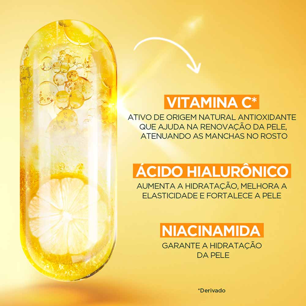 Garnier Skin Vitamina C Hidratante Facial Toque Seco 85g