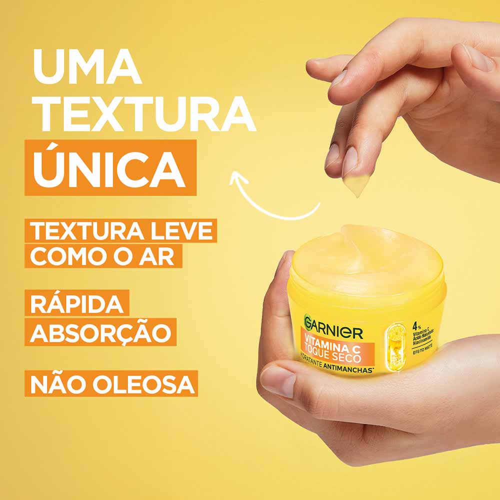 Garnier Skin Vitamina C Hidratante Facial Toque Seco 85g