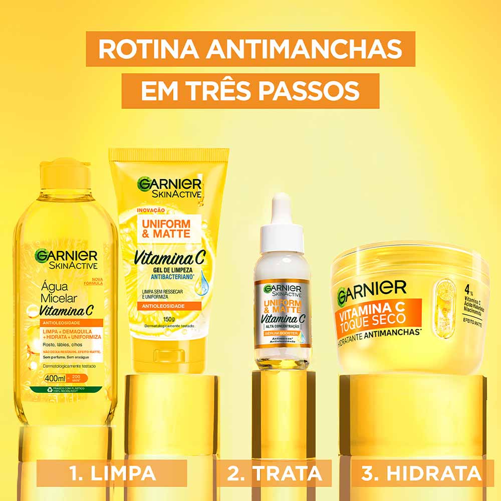 Garnier Skin Vitamina C Hidratante Facial Toque Seco 85g