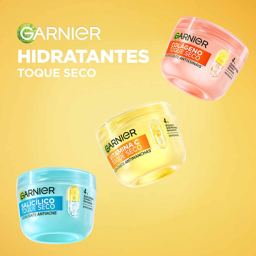Garnier Skin Vitamina C Hidratante Facial Toque Seco 85g