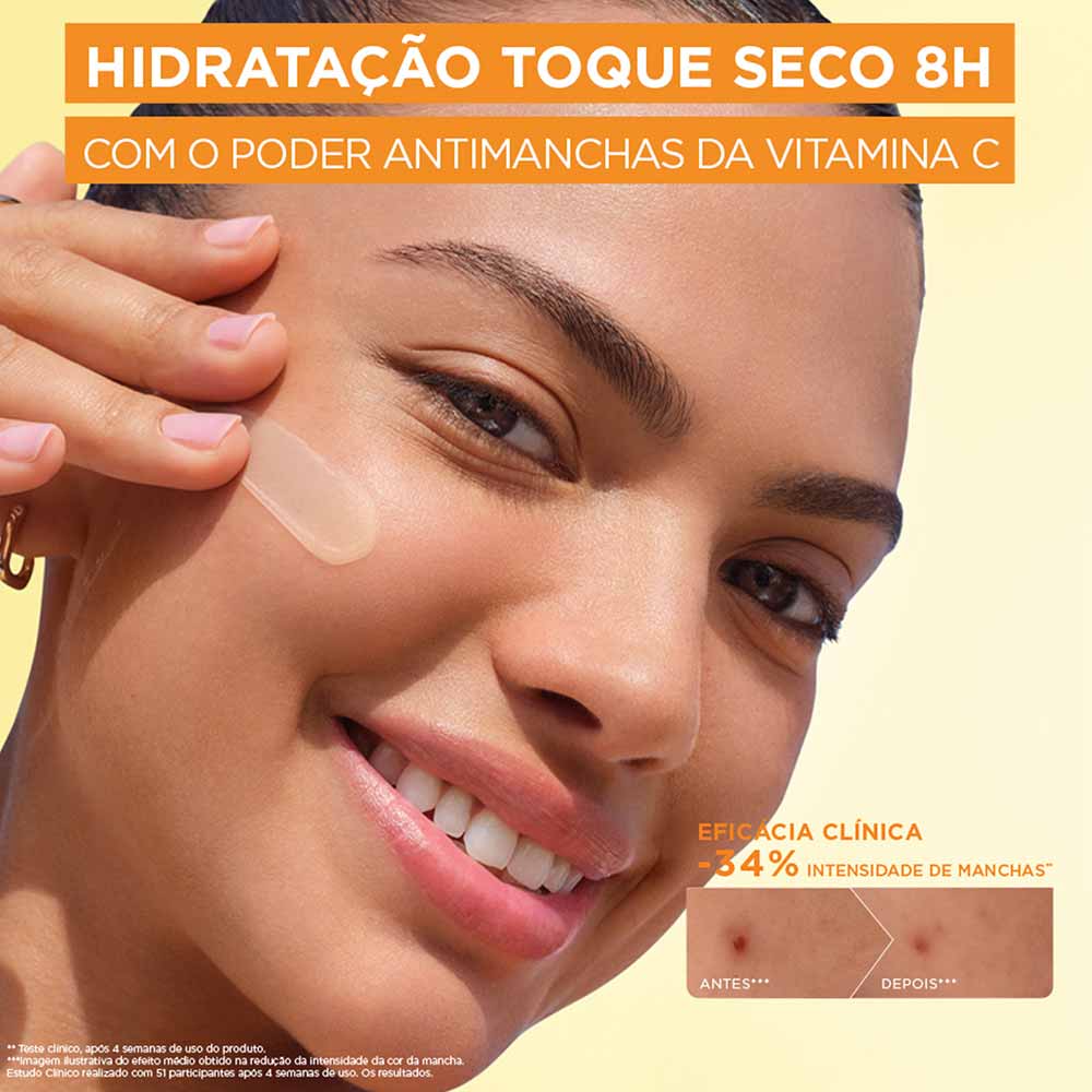 Garnier Skin Vitamina C Hidratante Facial Toque Seco 85g