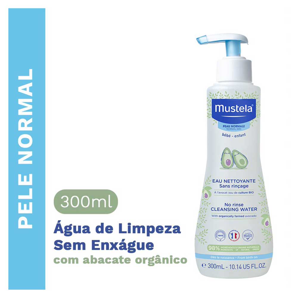 Mustela Bebê Água de Limpeza Sem Enxágue 300ml