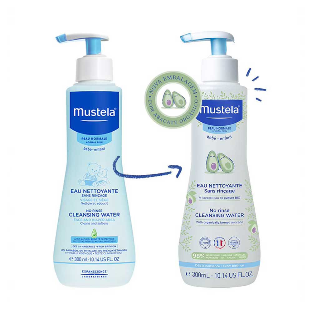 Mustela Bebê Água de Limpeza Sem Enxágue 300ml