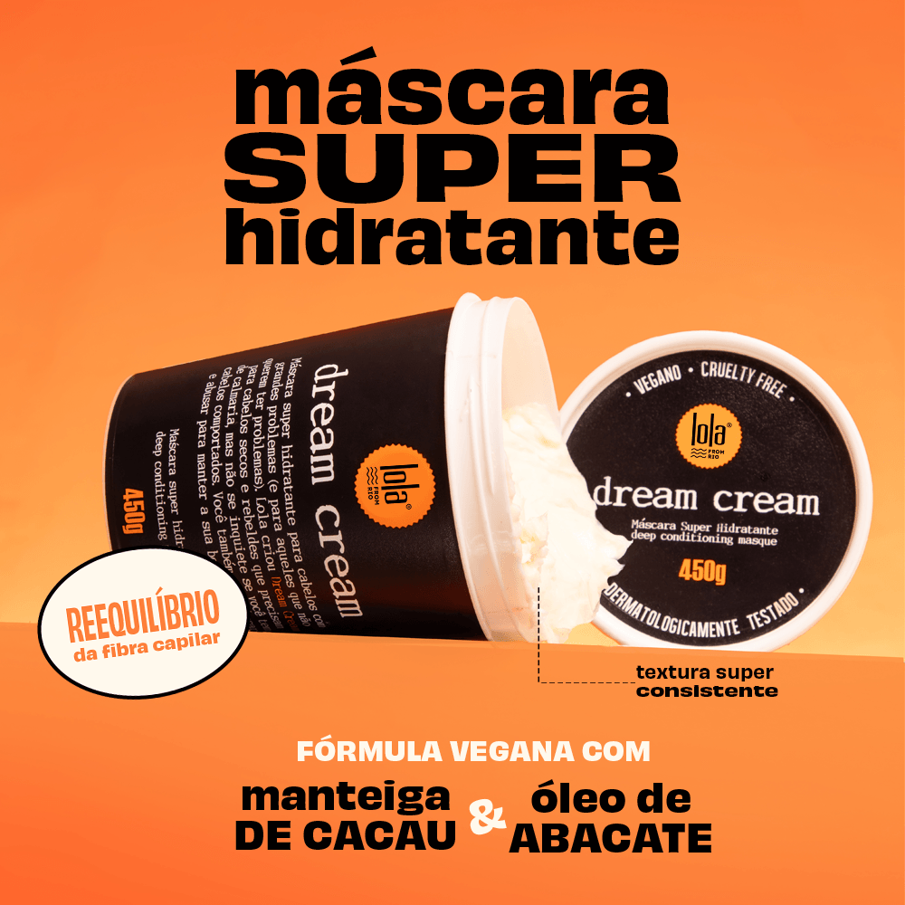 Lola From Rio Dream Cream Máscara de Hidratação 200g