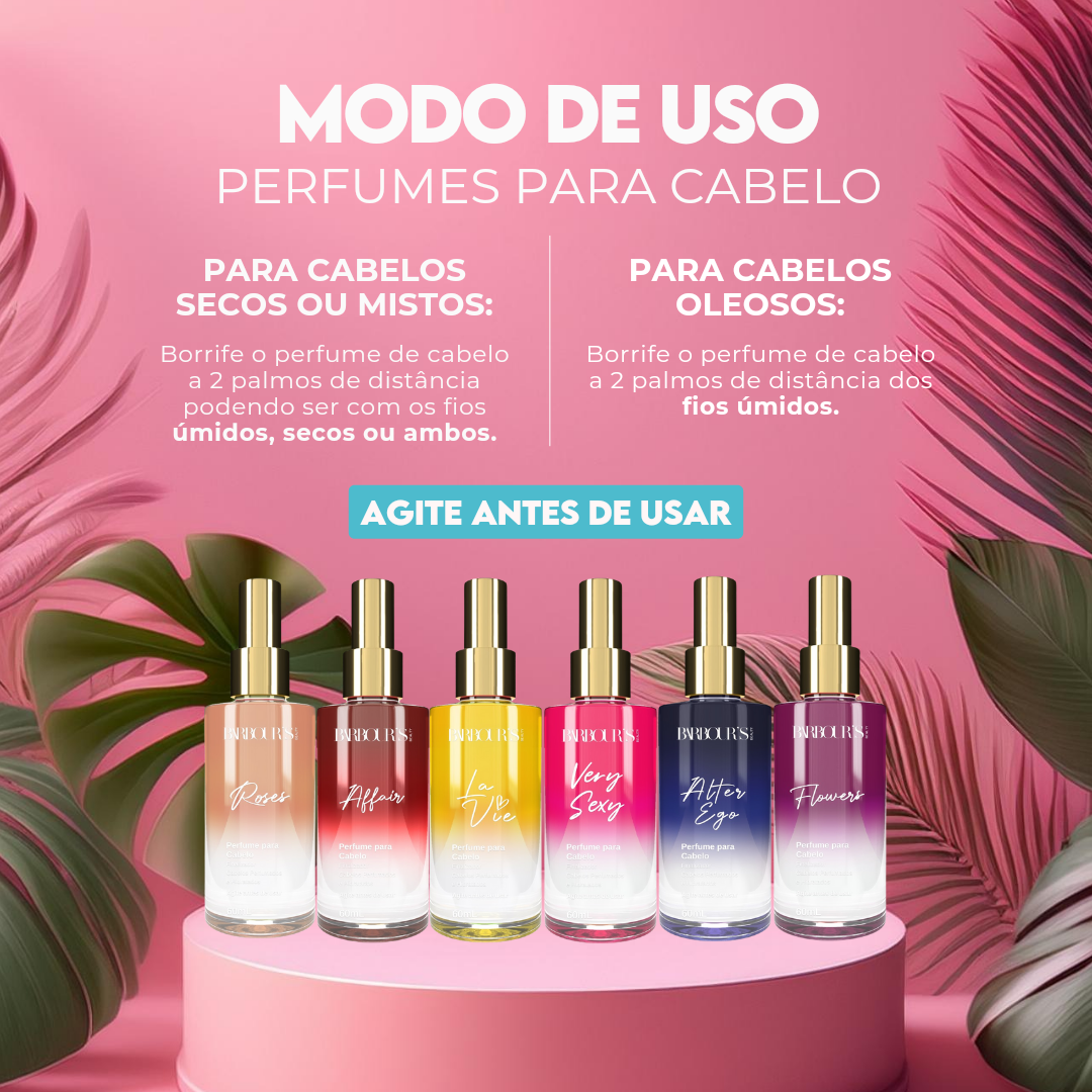 Perfume para cabelo / finalizador termoativo Affair