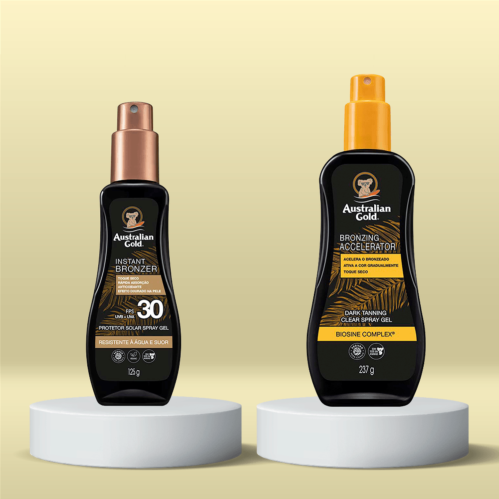 Australian Gold Kit Bronzeado Perfeito Protetor FPS 30 e Acelerador