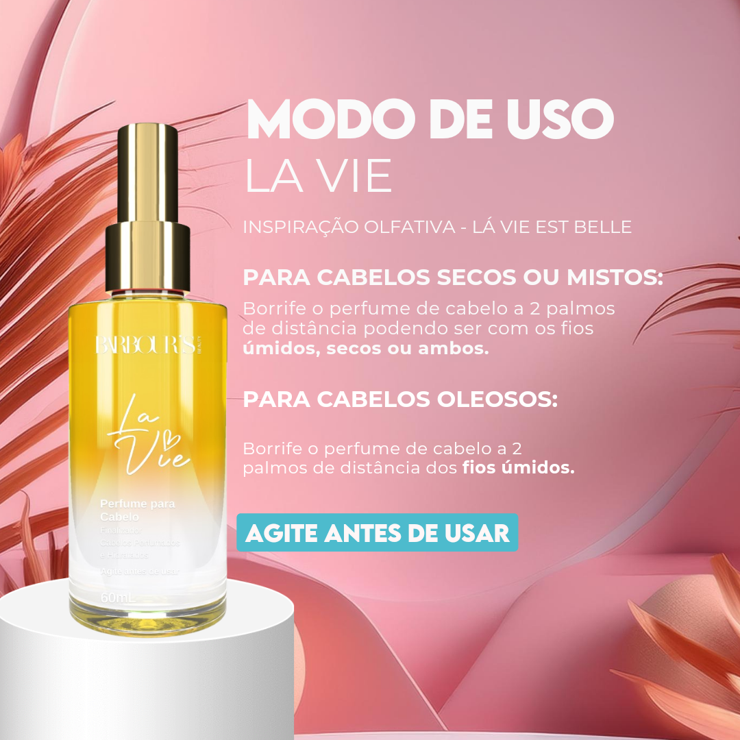 Kit 6 Perfumes para Cabelo (6 produtos)