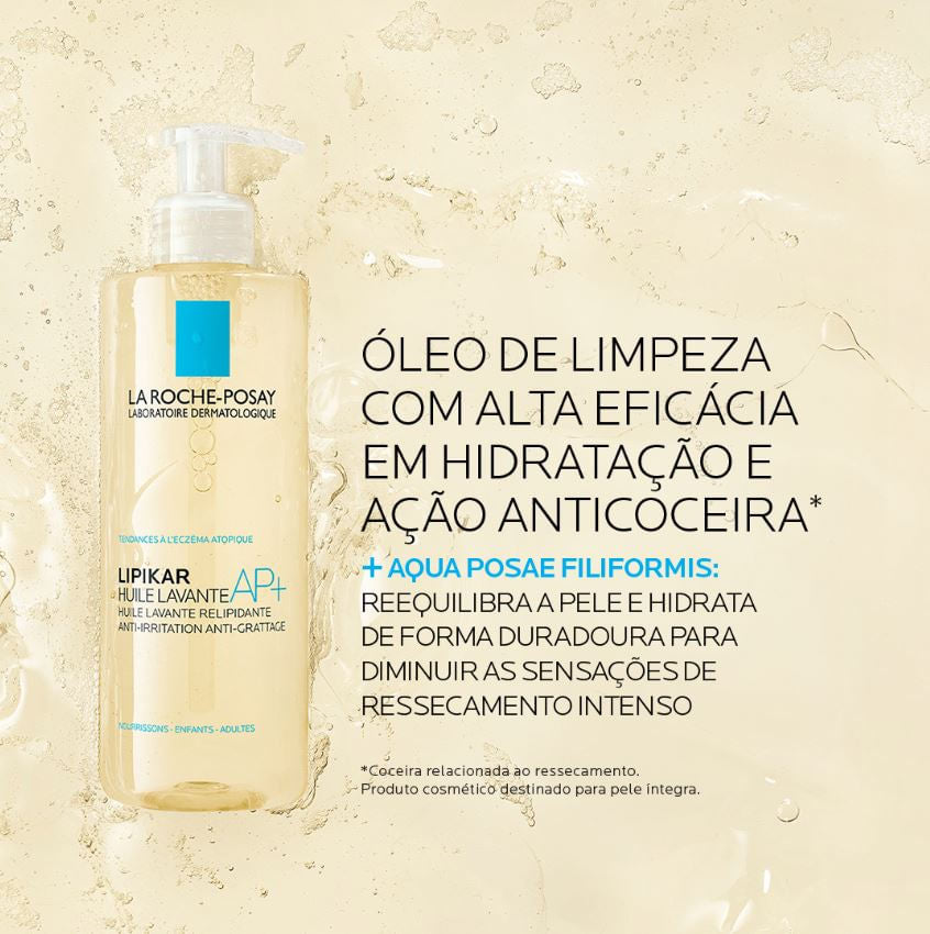 La Roche-Posay Lipikar Cleansing Oil AP+ Óleo de Limpeza 400ml