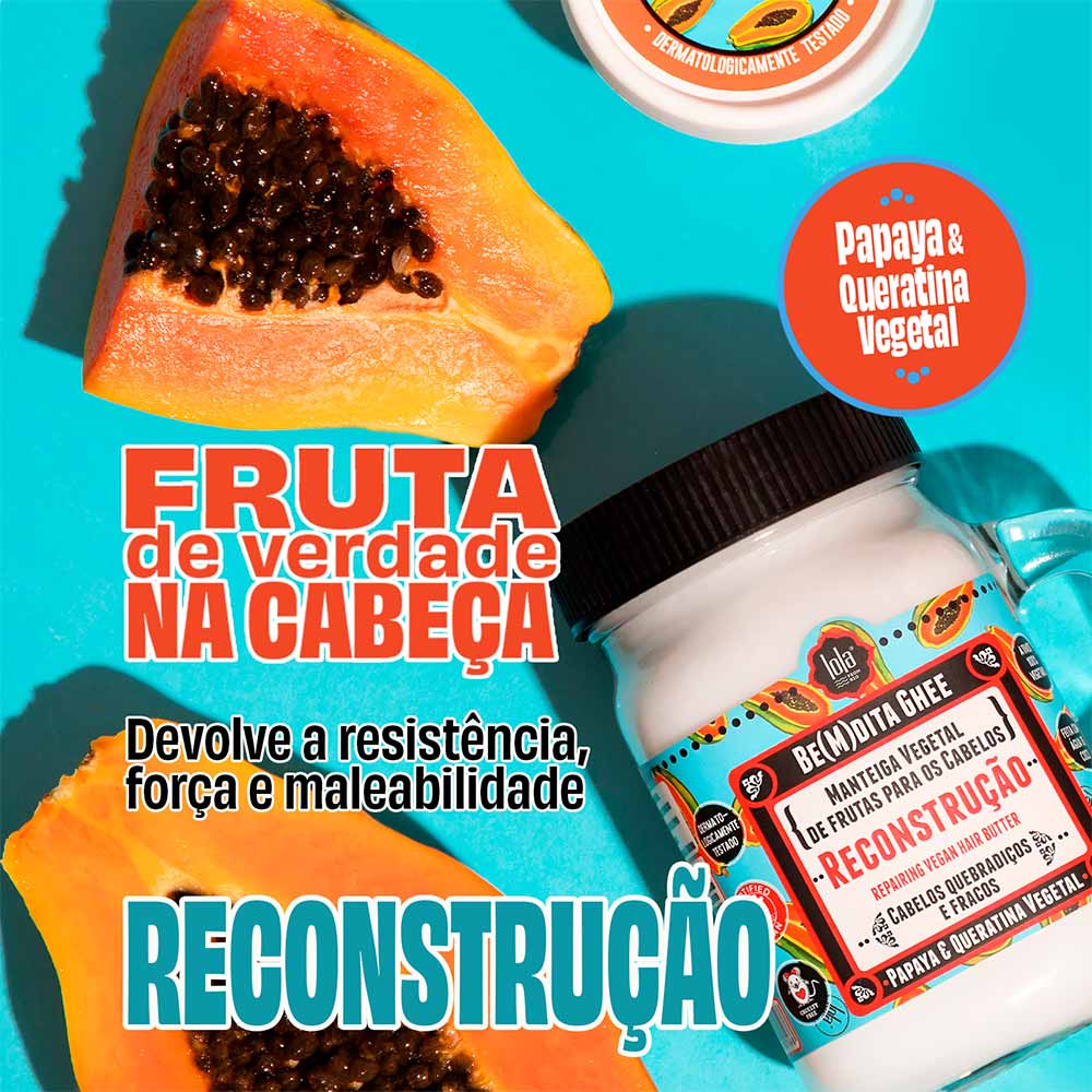 Lola From Rio Be(m)dita Ghee Papaya Máscara de Reconstrução