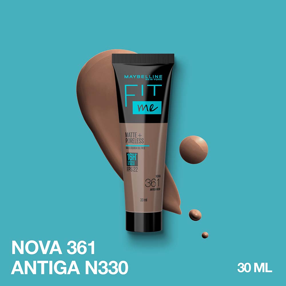 Maybelline Fit Me Matte FPS22 Base Líquida