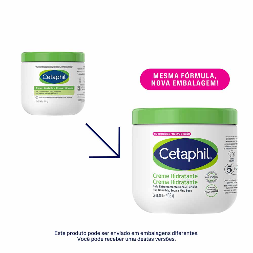 Cetaphil Kit Creme Hidratante Pele Seca e Sensível 2 Unidades