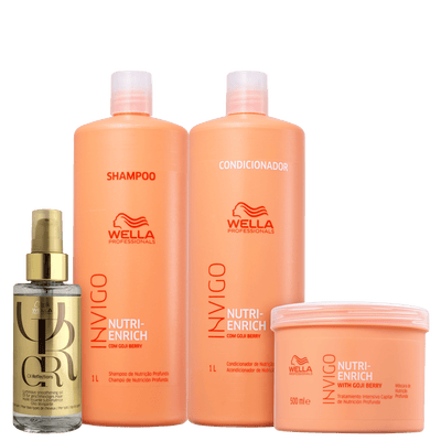 Wella Professionals Invigo Nutri-Enrich Kit Tratamento 4 Produtos