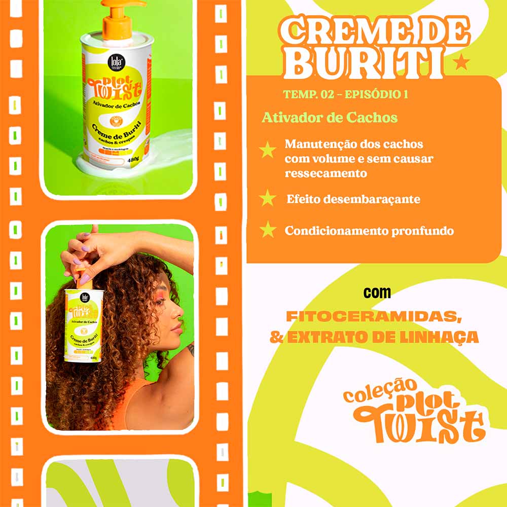 Lola From Rio Plot Twist Creme de Buriti 480g