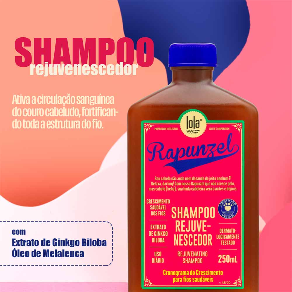 Lola From Rio Rapunzel Shampoo Rejuvenescedor 250ml