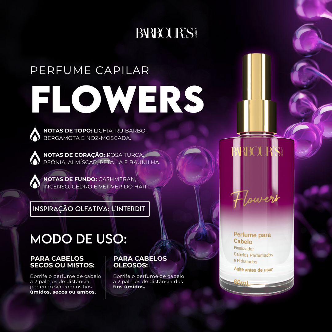 Kit Cabelo Radiante (3 Perfumes Capilares)