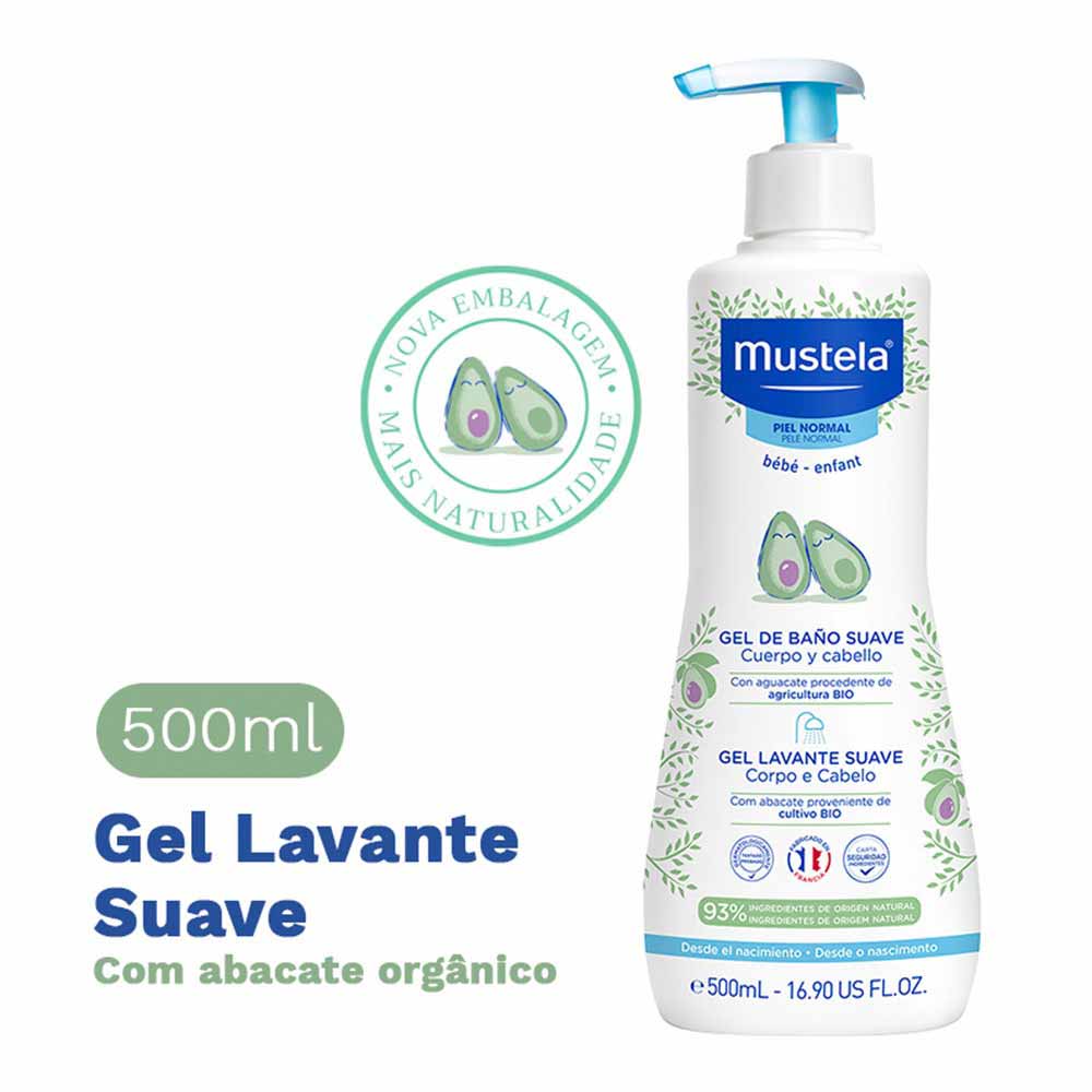 Mustela Bebê Kit Gel Lavante 500ml e Creme Preventivo 100ml