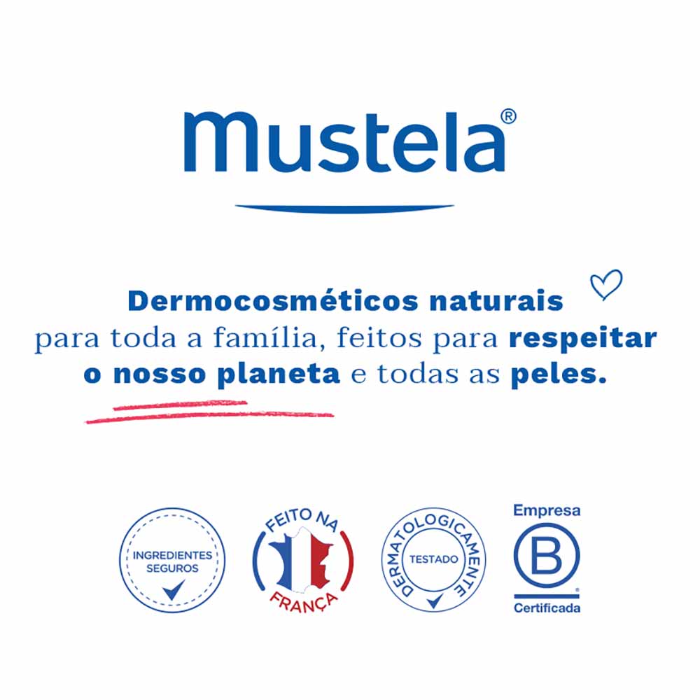 Mustela Bebê Kit Gel Lavante 500ml e Creme Preventivo 100ml