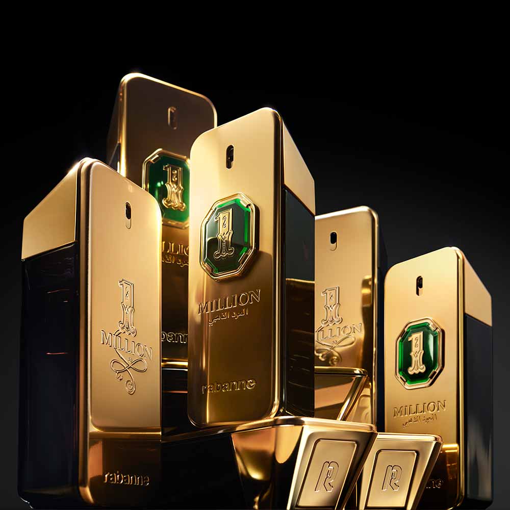 Rabanne 1 Million Golden Oud Perfume Masculino Parfum Intense 100ml