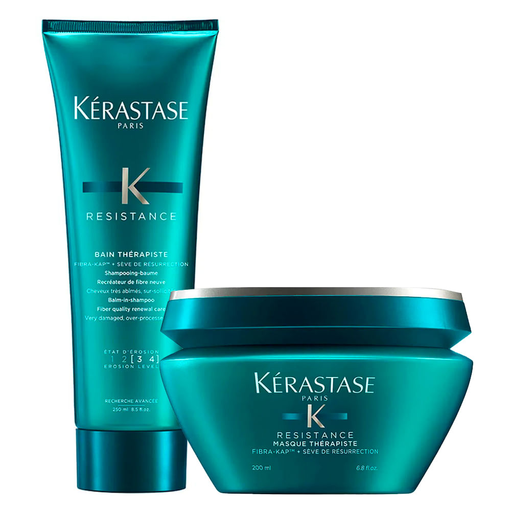 Kérastase Résistance Thérapiste Kit Shampoo e Máscara