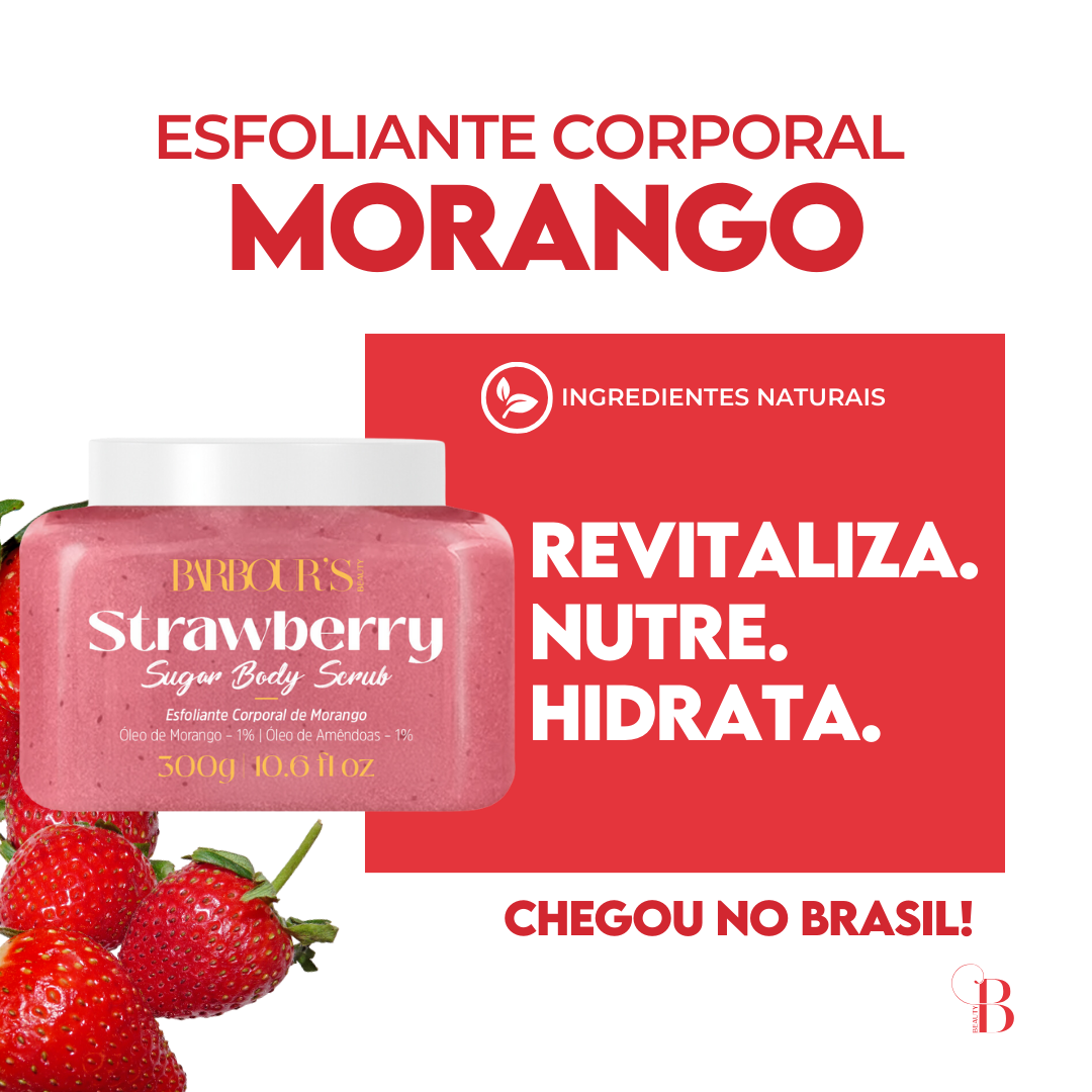 Kit 7 Esfoliantes Corporais - Melancia, Maracujá, Vitamina C, Pitaya, Morango, Kiwi e Coco