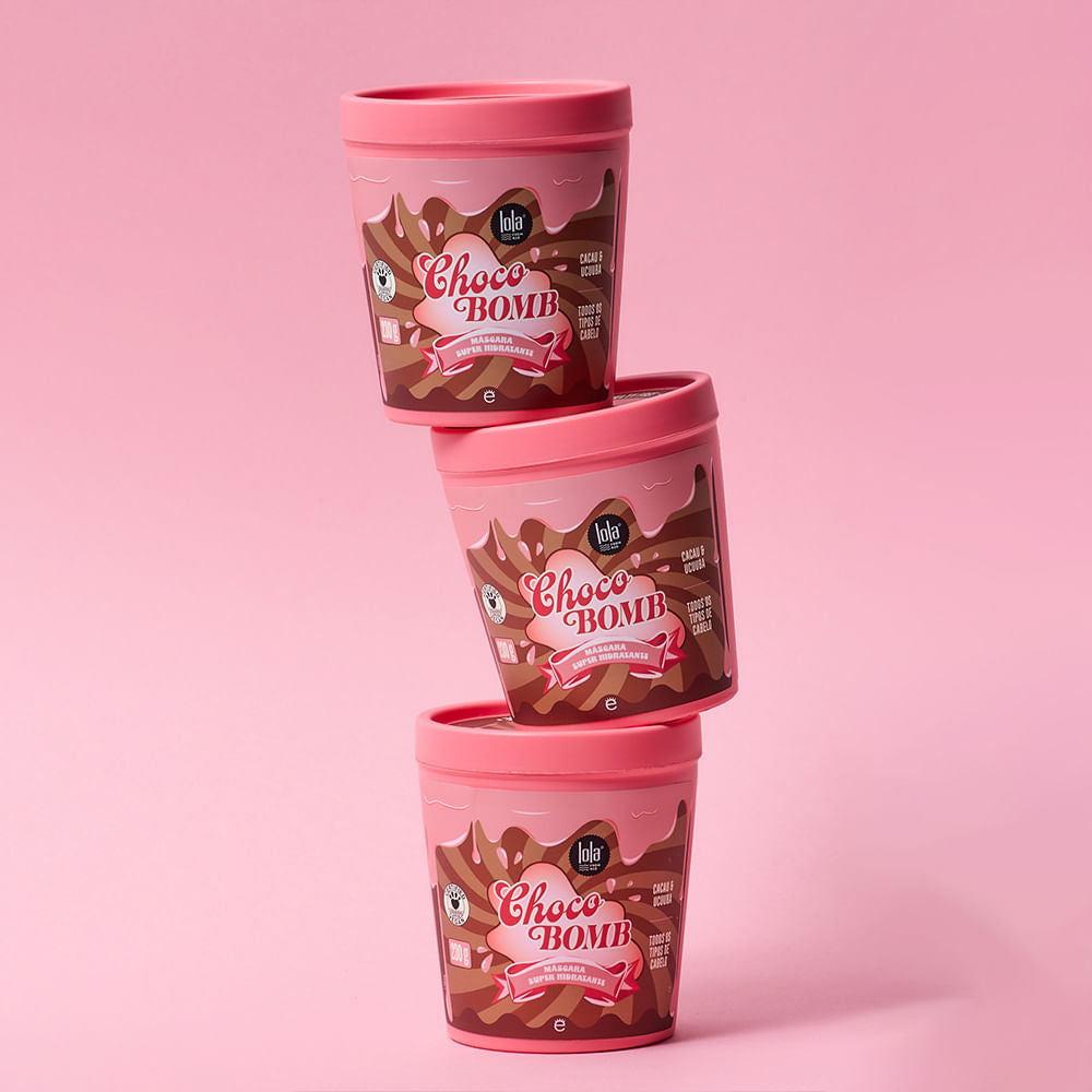 Lola Cosmetics Chocobomb Kit Máscara 230g e Shampoo 50ml