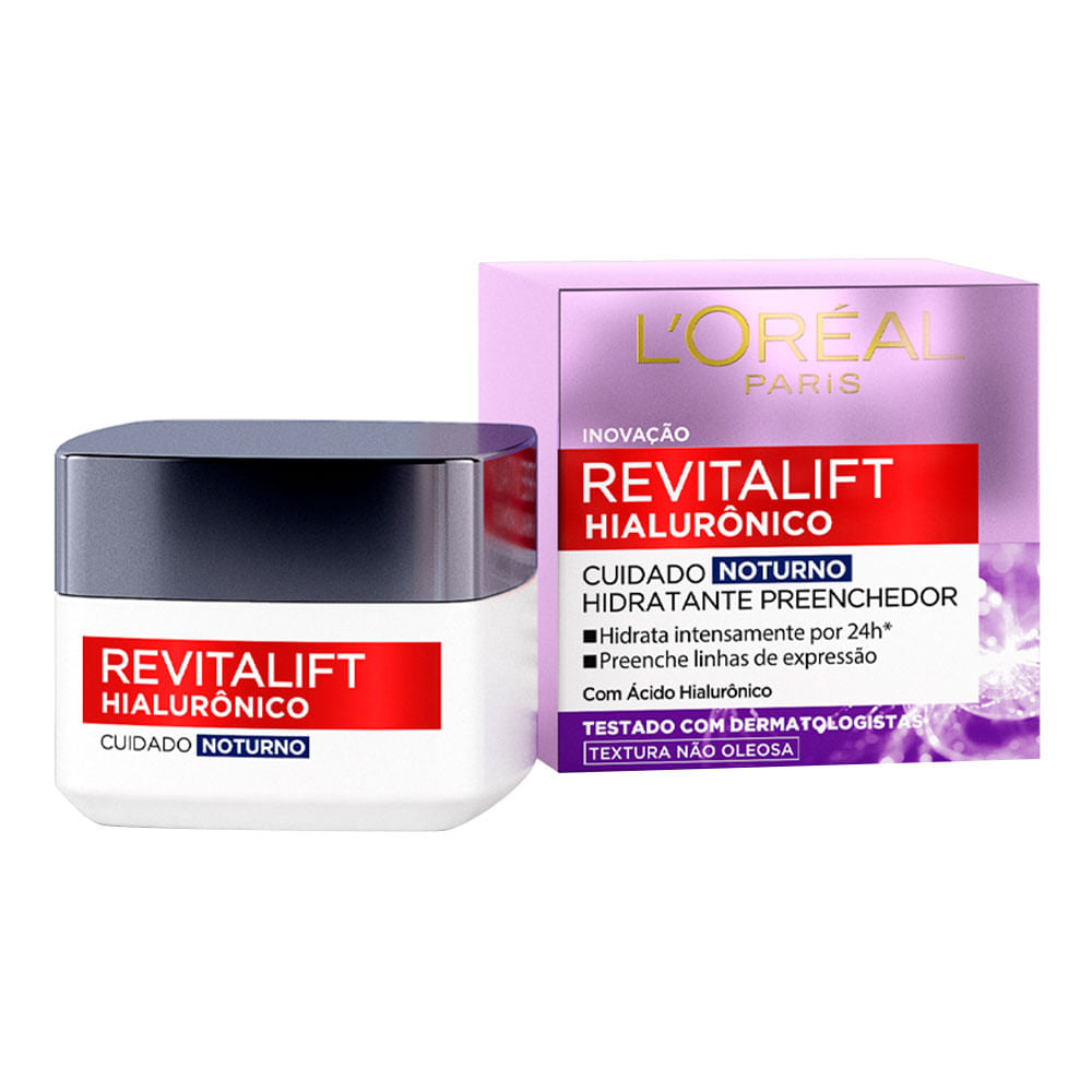 L'Oréal Paris Revitalift Hialurônico Kit Olhos 15g e Noturno 49g