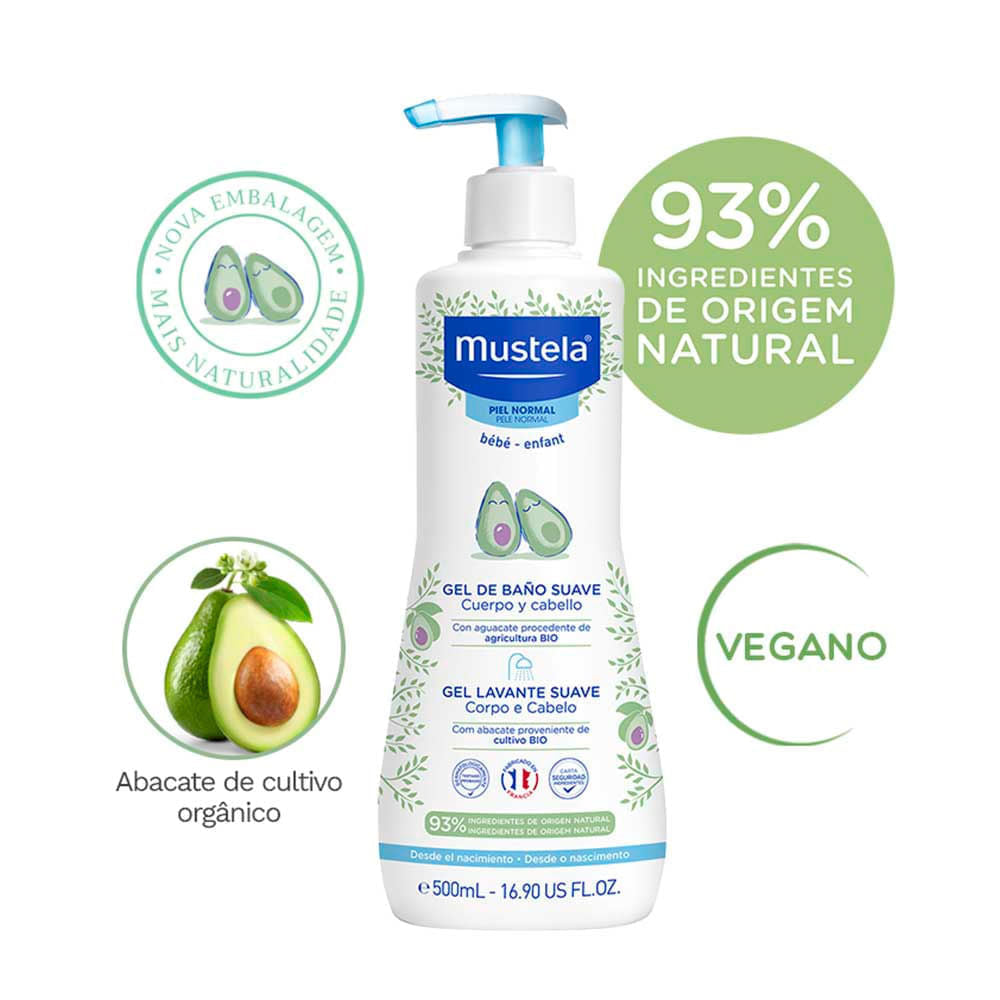 Mustela Kit Creme para Estrias 250ml + Gel Lavante 500ml