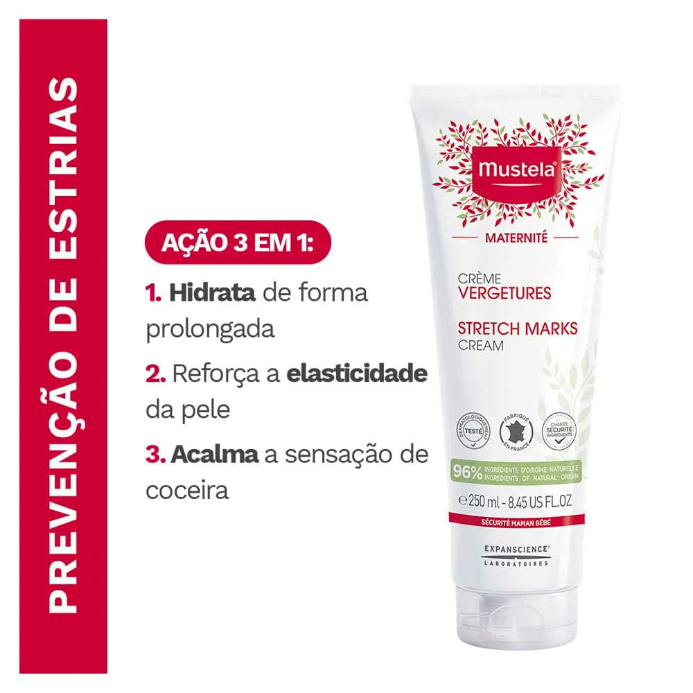 Mustela Maternité Kit Creme para Estrias 250ml + Hidratante 500ml