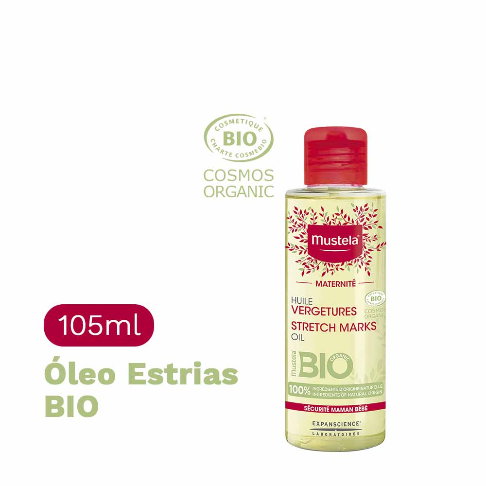 Mustela Maternité Kit Creme Antiestrias 250ml e Óleo 105ml