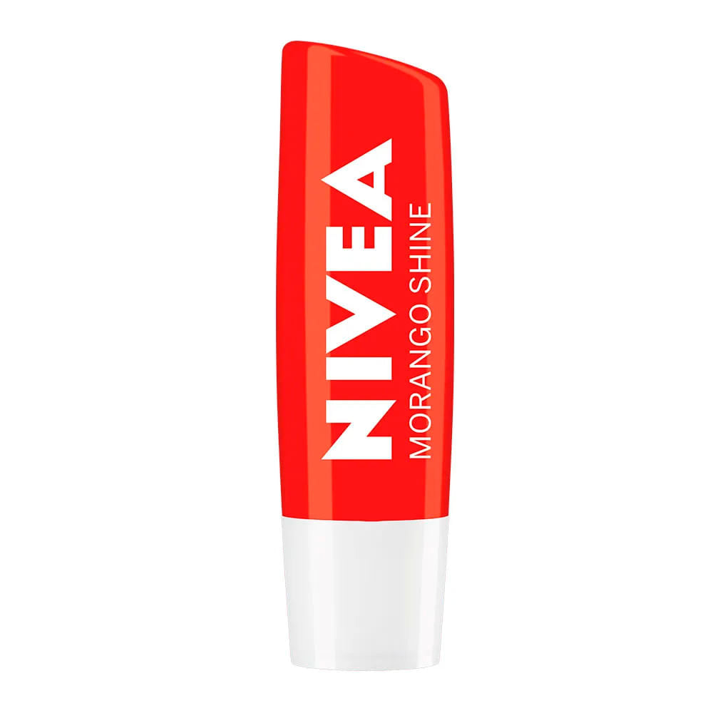 Nivea Kit Hidratante Labial Shine Morango Cereja Amora e Melancia