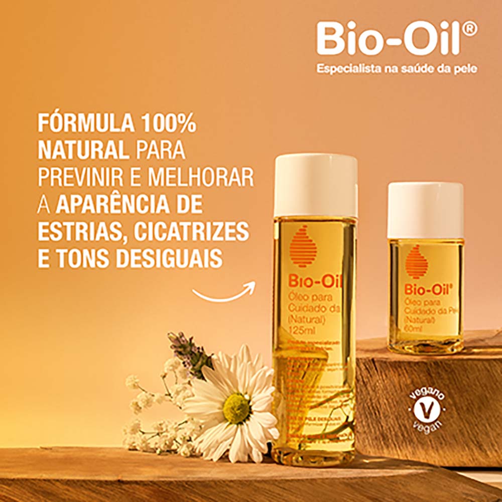 Bio-Oil Óleo Corporal para Cuidado da Pele Natural