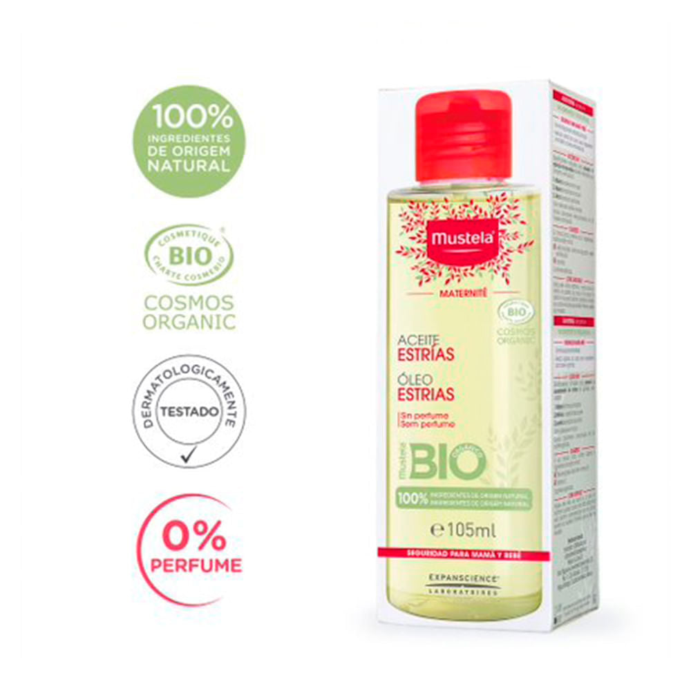 Mustela Maternité Óleo para Prevenção de Estrias 105ml