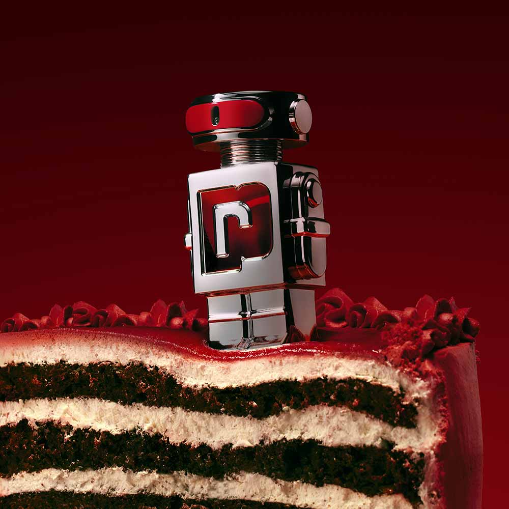 Rabanne Phantom in Red Perfume Masculino Parfum Elixir