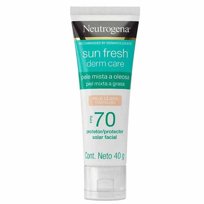 Neutrogena Sun Fresh Derm Care Protetor Solar Facial FPS 70 40g