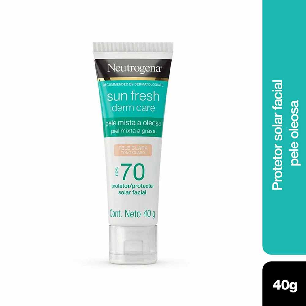 Neutrogena Sun Fresh Derm Care Protetor Solar Facial FPS 70 40g
