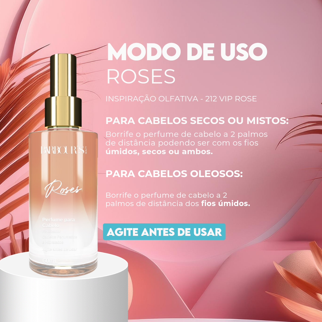 Kit 6 Perfumes para Cabelo (6 produtos)