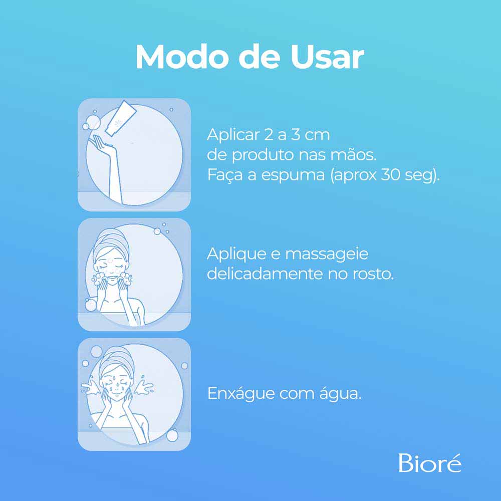 Bioré Skincare Wash Moisture Sabonete Facial 130g