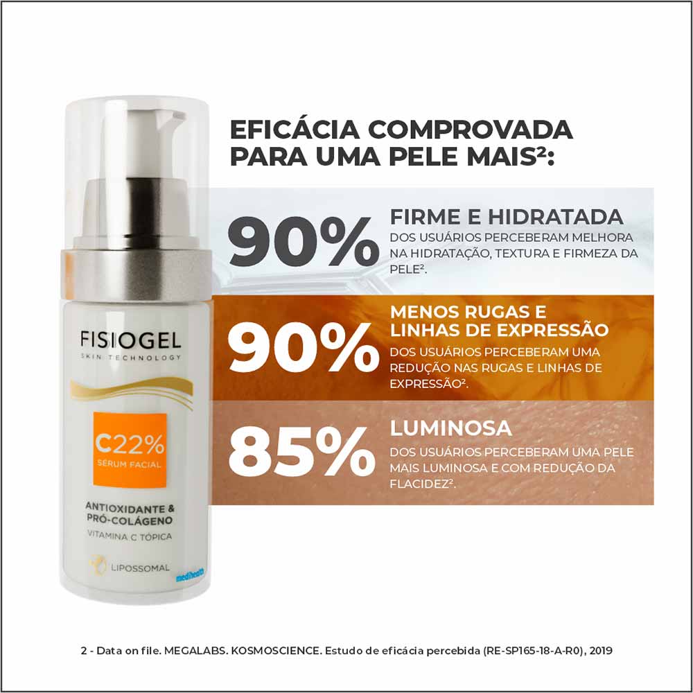 Fisiogel C Sérum Facial Antioxidante 22% 30ml