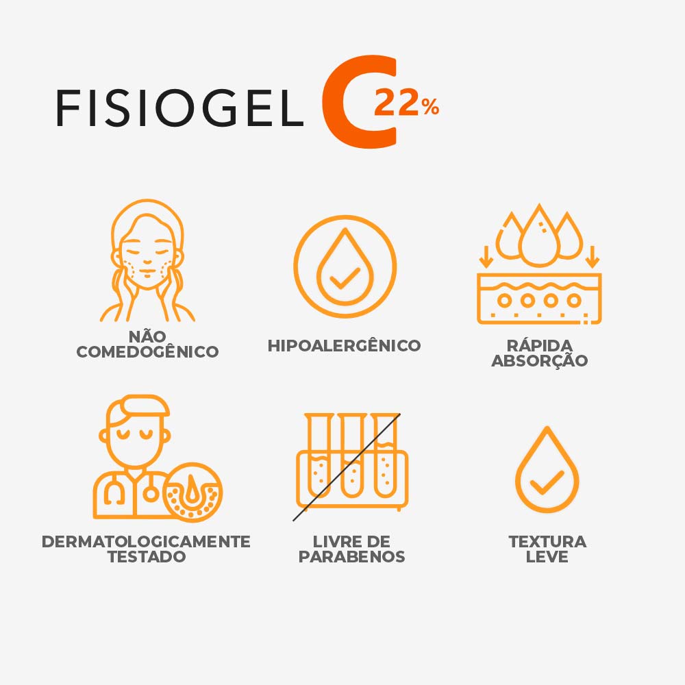 Fisiogel C Sérum Facial Antioxidante 22% 30ml