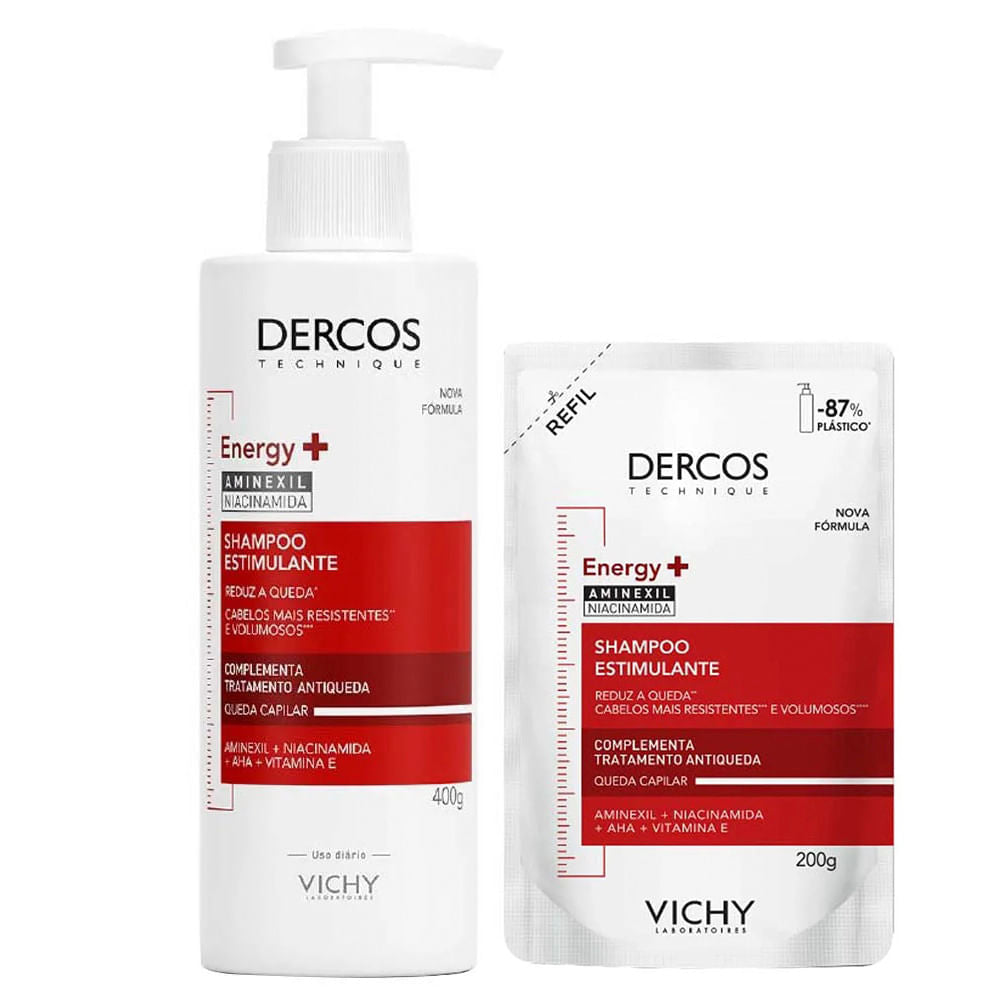 Vichy Dercos Energy+ Kit Shampoo 400ml e Refil 200ml