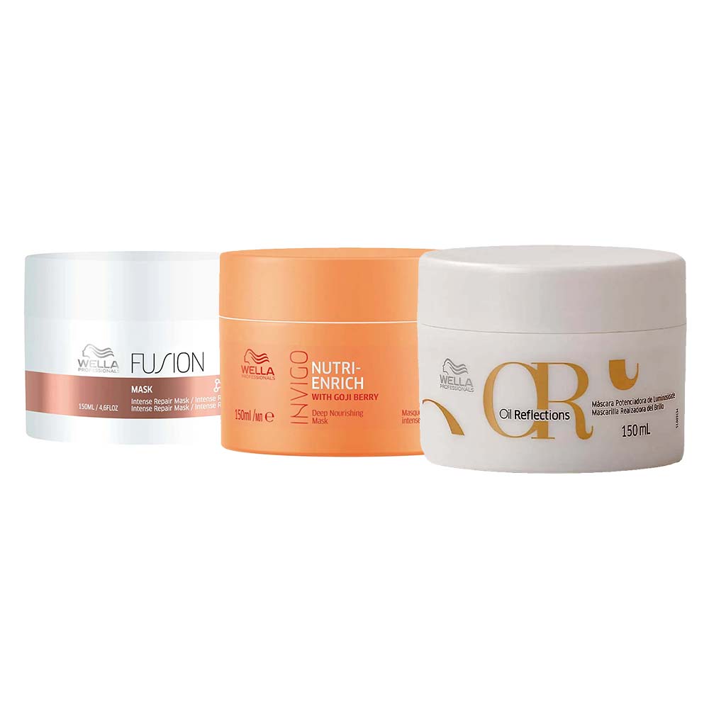 Wella Professionals Cronograma Capilar Kit 3 Máscaras 150ml