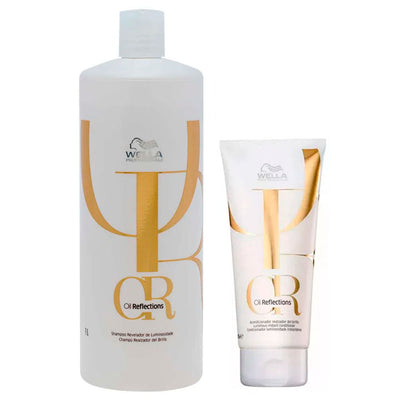 Wella Professionals Oil Reflections Kit Shampoo 1L Condicionador 200ml